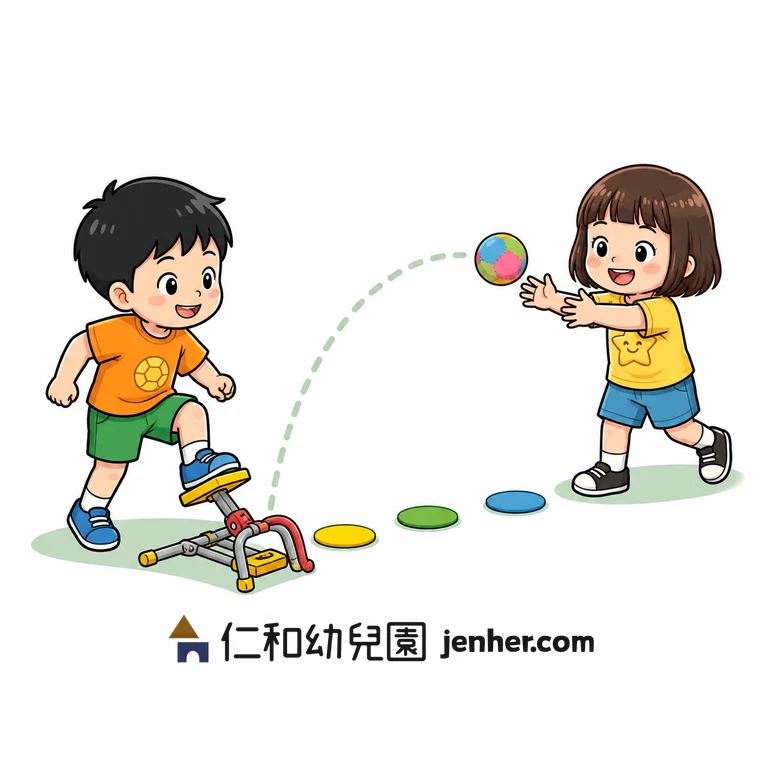 アクティビティ 18-3: ペア対面ステップトス＆キャッチ